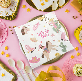 Cowgirl Paper Napkins (50 Pcs)