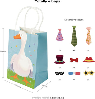Silly Goose Gift Bags (4 Pcs)