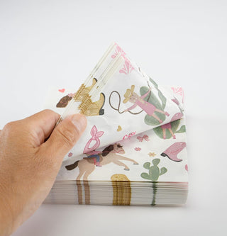 Cowgirl Paper Napkins (50 Pcs)