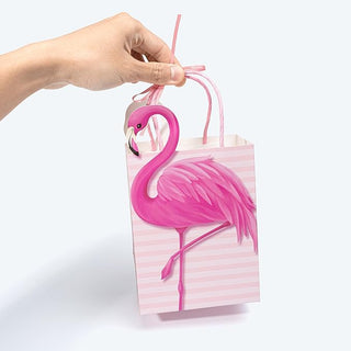 Tropical Flamingo Gift Bags (4 Pcs)