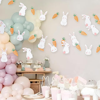 Bunny Carrot Easter Banner (Pack of 2)