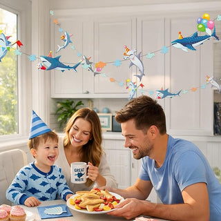 Shark Sea Creatures Party Decorations Garlands (2 Pcs)