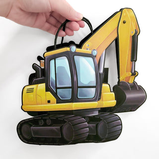 Construction Gift Bags Excavator Party - Movable Claw (8 Pcs)