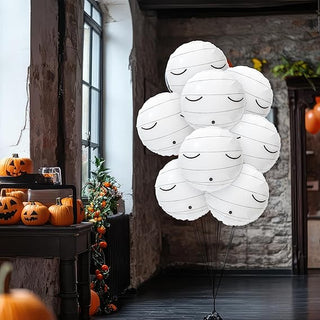 Mummy Balloons Halloween Party Decorations (8 Pcs)