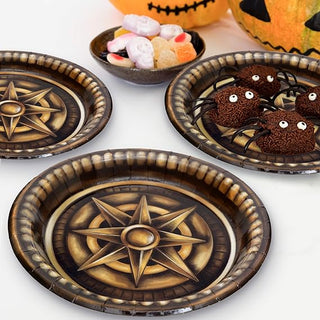 Halloween Pirate Gold Coins Paper Plate (24 Pcs)
