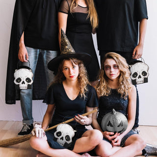 Monster Bash Skeleton Skull Gift Bags (8 Pcs)