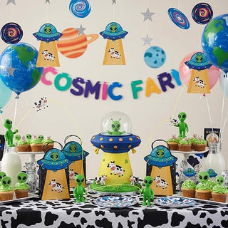 Alien Gift Bags Outer Space Party Birthday Decorations (4 Pcs)