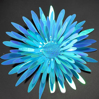 3D Blue Flower Wall Stickers (40 pcs)