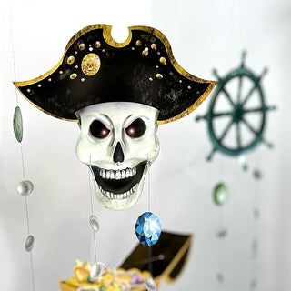 6 pcs Pirate Skulls Garlands for Halloween Party Decorations
