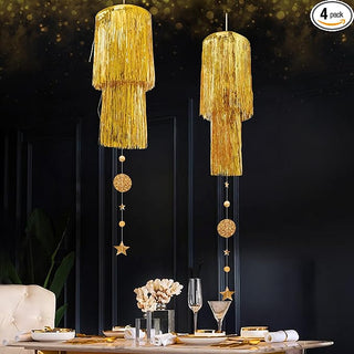 Chandeliers Garlands 2-Tier Set in Gold
