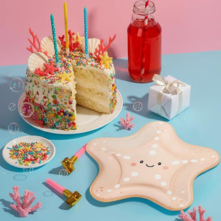 Starfish Disposable Paper Plates (24 Pcs)