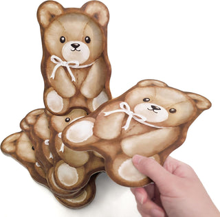 Bear Paper Plates (24 Pcs)