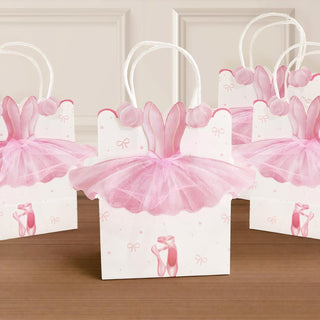 Ballerina Coquette Birthday Gift Bags (8 Pcs)