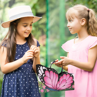 Pink Butterfly Party Favor Gift Bags (8 Pcs)