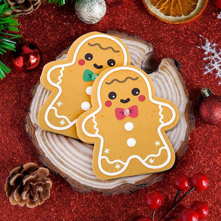 Gingerbread Paper Napkins Christmas Party Decorations (100 Pcs)