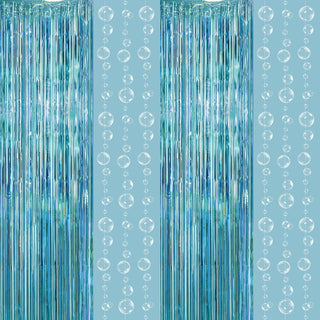 Under The Sea Party Decorations Bubble Garland Backdrop (6.6ft)