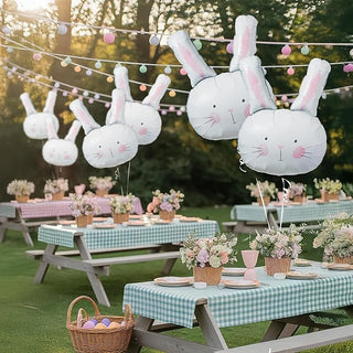 Bunny Balloons Some Bunny is One Kids Birthday Party Supplies 8Pcs