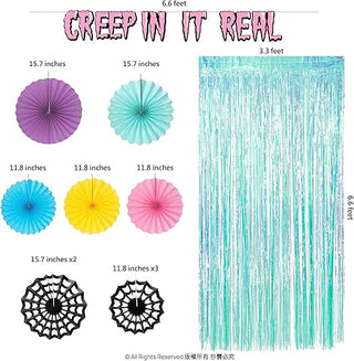 Pastel Halloween Banner and Backdrop Set (13pcs)