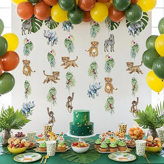 Jungle Theme Safari Animal Garland (6 Pcs)