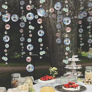 Colorful Flat Bubble Garlands (4pcs)