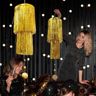 Chandeliers Garlands 2-Tier Set in Gold