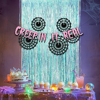 Pastel Halloween Banner and Backdrop Set (13pcs)
