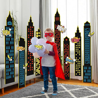 Superhero Party Decorations Photo Booth Backdrop