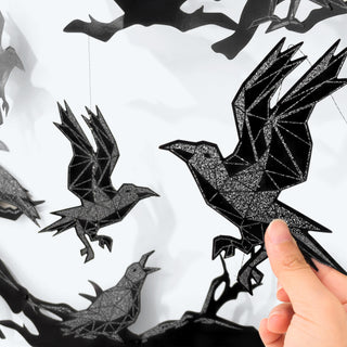 halloween decorations raven garland
crow banner spooky garland gothic garland haunted house decorations
haunted house party decor horror party decorations horror birthday decorations
spooky birthday decorations Halloween party backdrop spooky party backdrop
Halloween wall decorations