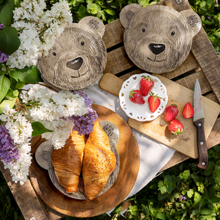 Brown Bear Plates (Pack of 24)