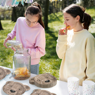 Brown Bear Plates (Pack of 48)