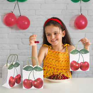 Cherry Party Bags 8pcs