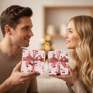 Cherry Wrapping Paper 12 pcs