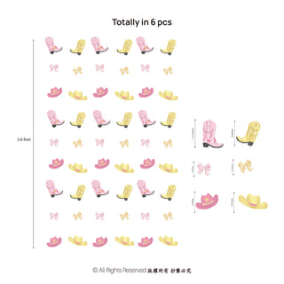 Cowgirl Garlands (Pack of 6)