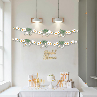 Daisy Flower Banner Groovy Party Decorations (3pcs)
