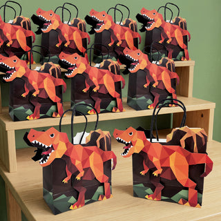 Dinosaur Party Favor Bags, Dino Goodie Bags, Dinosaur Party Decorations, Jurassic Gift Bag Candy Treat Bags