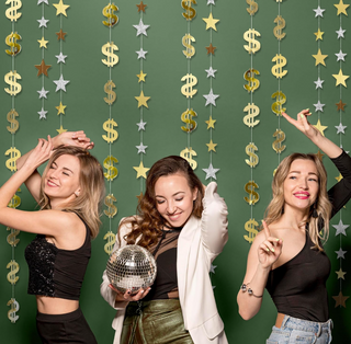 casino theme party decorations retirement party decorations vegas party decorations monopoly game theme party decorations dollar streamer
dollar sign garland
