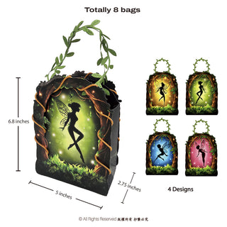 Enchanted Fairy Party Favor Bags, Goodie Treat Bag, Candy Bags, Fairy Birthday Party
