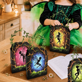 Enchanted Fairy Party Favor Bags, Goodie Treat Bag, Candy Bags, Fairy Birthday Party