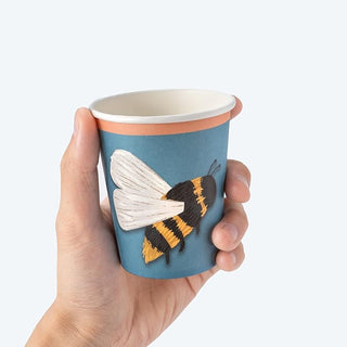 Garden Party Bumble Bee 9oz Paper Cups (Pack of 50)