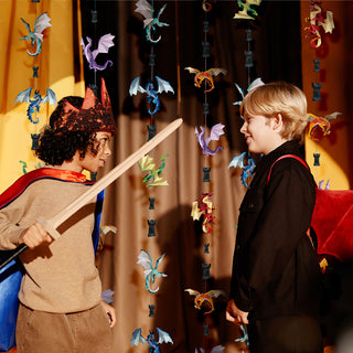 Geometric Dragon Garland (Pack of 6)