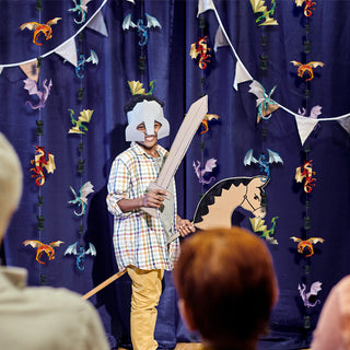 Geometric Dragon Garland (Pack of 6)