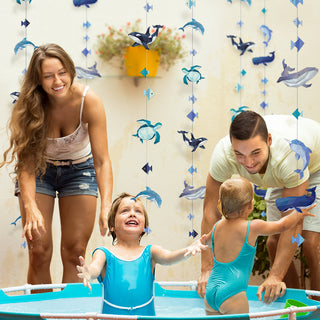 Geometric Sea Creature Garland (Pack of 6)