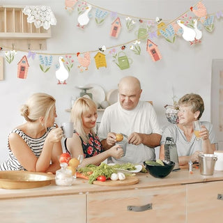 Goose Flower Tea Party Decorations 2pcs