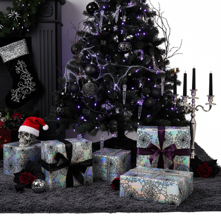 Iridescent Spiderweb Gift Wrap Roll 1pc