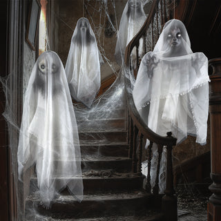 Hanging Ghost Decorations (6 Pcs)