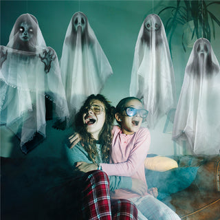 Hanging Ghost Decorations (6 Pcs)