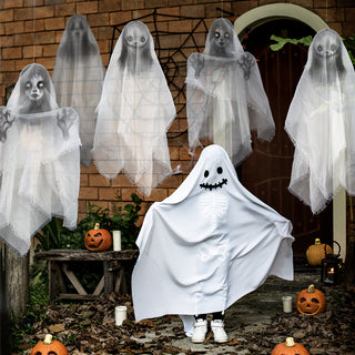 Hanging Ghost Decorations (6 Pcs)