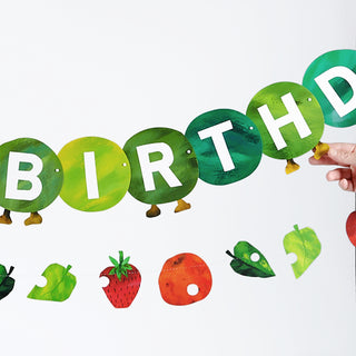 Hungry Caterpillar Happy Birthday Banner 2pcs