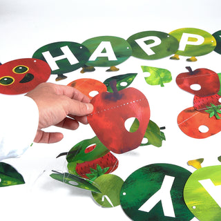 Hungry Caterpillar Happy Birthday Banner 2pcs