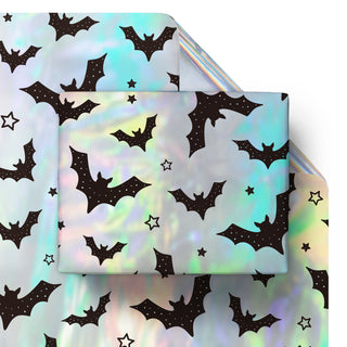 Halloween gift wrapping gothic party supplies christams gift wrap spooky party supplies spooky halloween gift wrap spooky wrapping paper bat theme party favors trick or treat halloween gift wrap bat gift wrap gothic Christmas wrapping winter holiday gifts